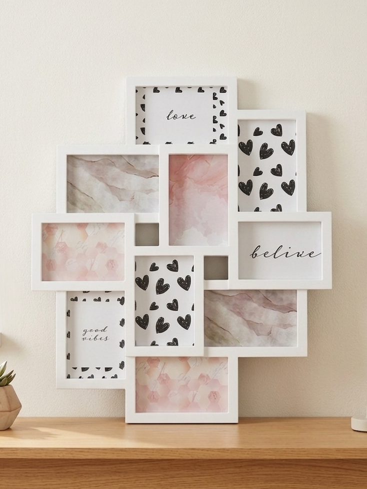 MARCO ENTRELAZADO PARA 10 FOTOS