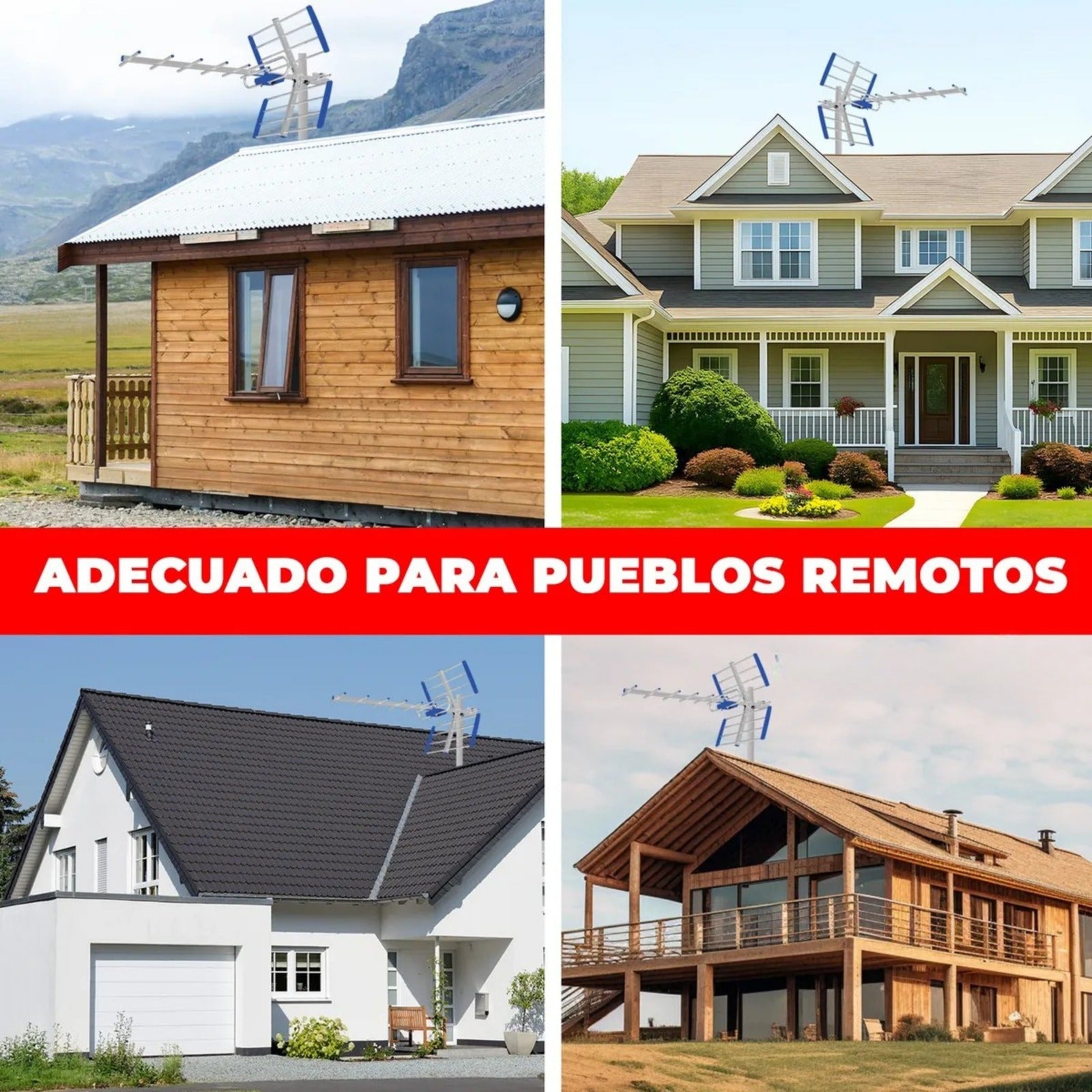 Antena Hd Exterior Link Bits Para Tv De 15 Elementos Exhd03